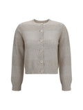 Brunello Cucinelli Women Long-Sleeve Crewneck Cotton Sweater