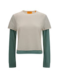 Guest In Residence Women Layered Sweater