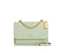 NWT Coach Klare Crossbody Bag In Signature Leather In Gold/Pale Green