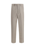 Brunello Cucinelli Men Tailored Pants In Cotton With Belt Loops