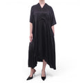 BALENCIAGA BLACK LOGO JACQUARD DRESS - SIZE 2 (M)