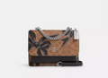 NWT Coach Medium Klare Crossbody Bag In Signature Canvas With Bow Print