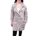 BOTTEGA VENETA KNIT DOUBLE BREASTED CARDIGAN WITH EMBROIDERED DETAIL - SIZE 40