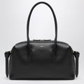 Yuzefi Brioche Duffle Bag In Black Pebble-Grained Leather Women