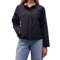 BURBERRY GOLF BLACK JACKET WITH CHECK LINING DETAIL - SIZE S