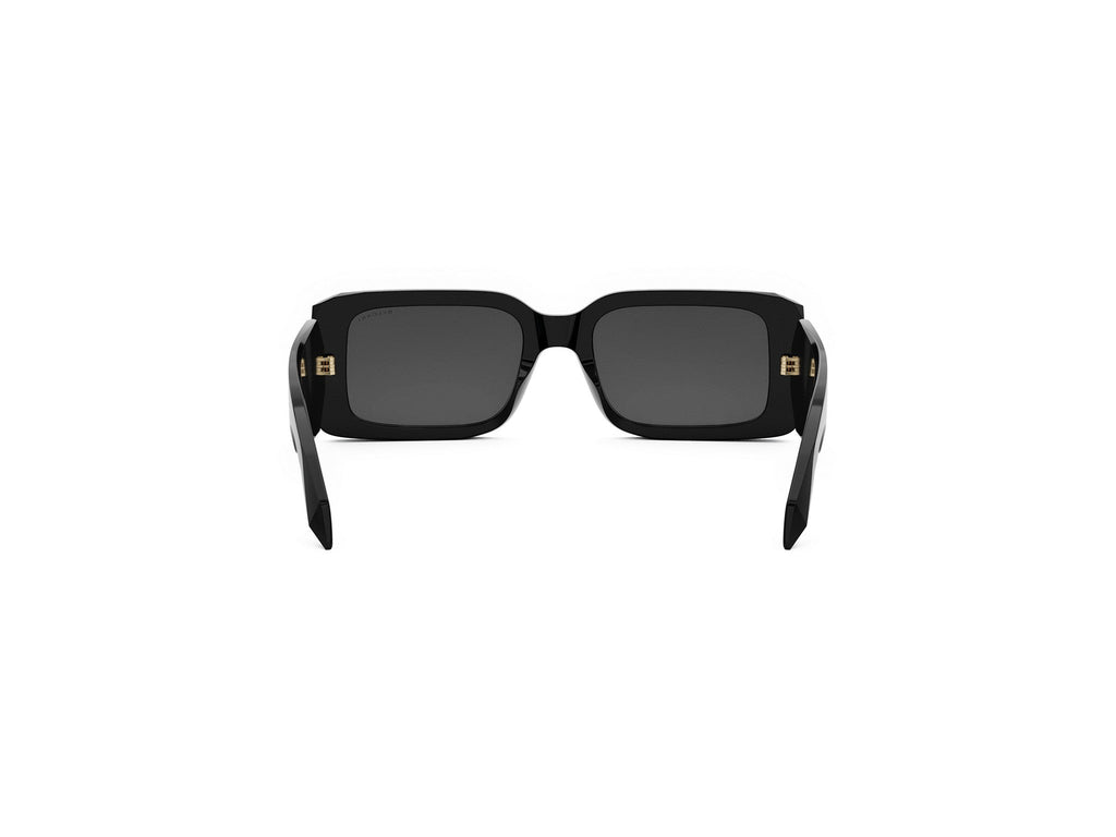 Black Rectangular Acetate Sunglasses