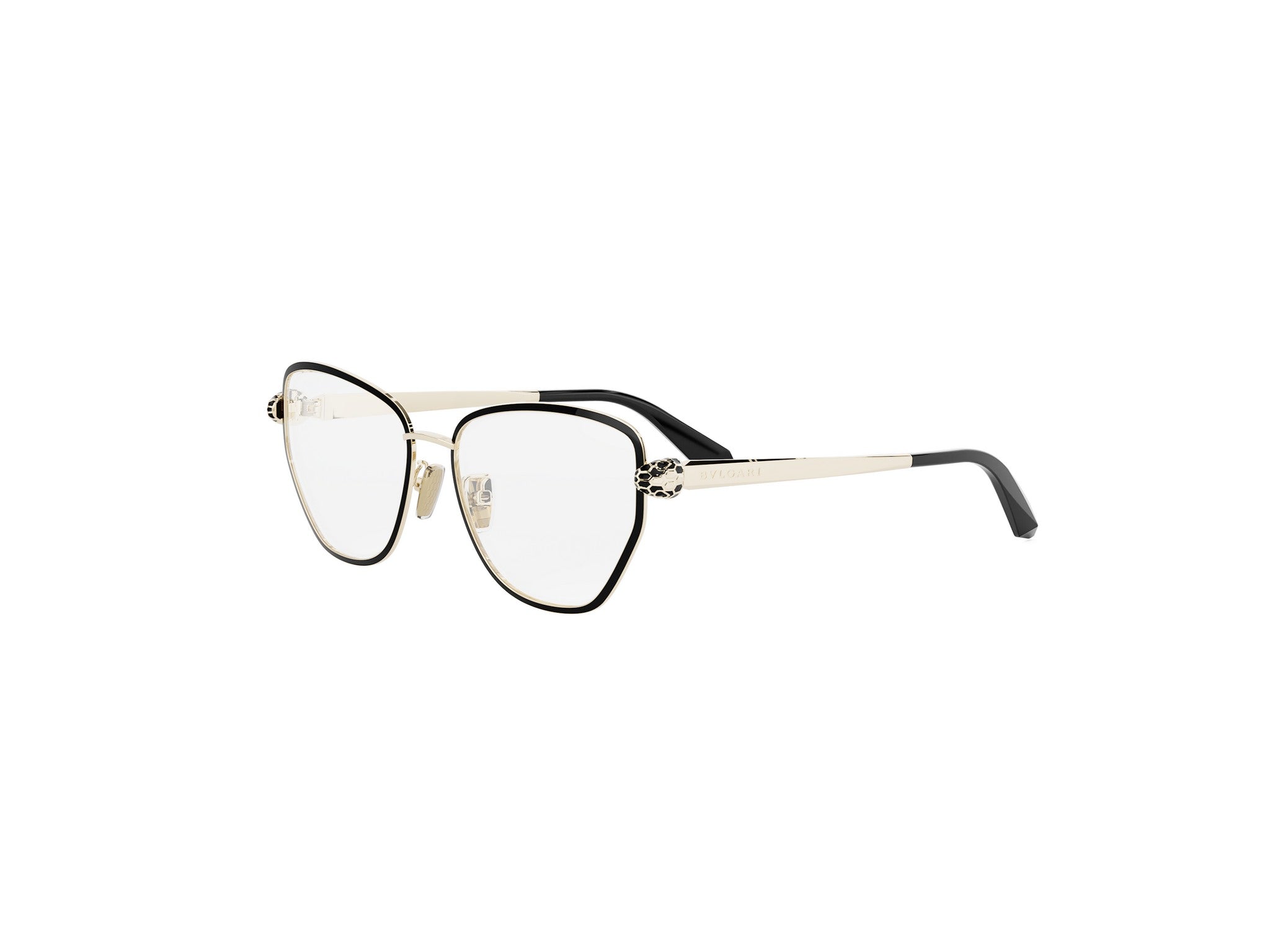 Gold Cat Eye Metal Eyeglasses