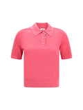Burberry Women Wool Polo With Check Details