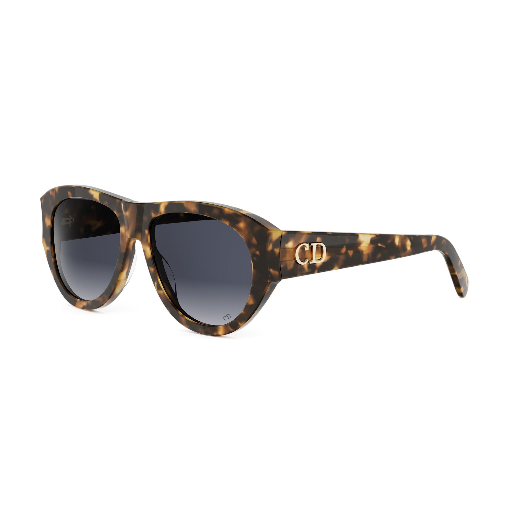 Shiny Pilot Acetate Sunglasses