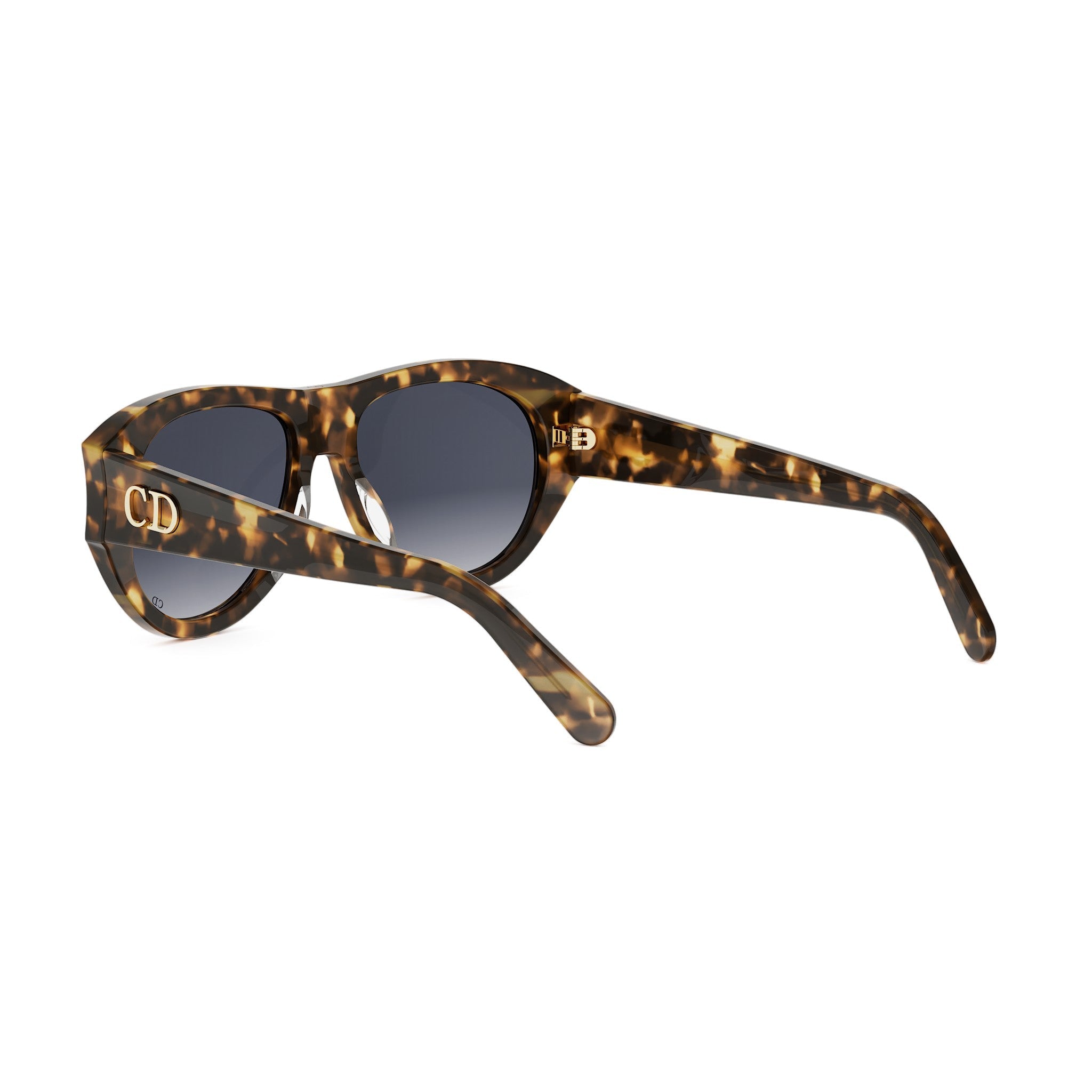 Shiny Pilot Acetate Sunglasses