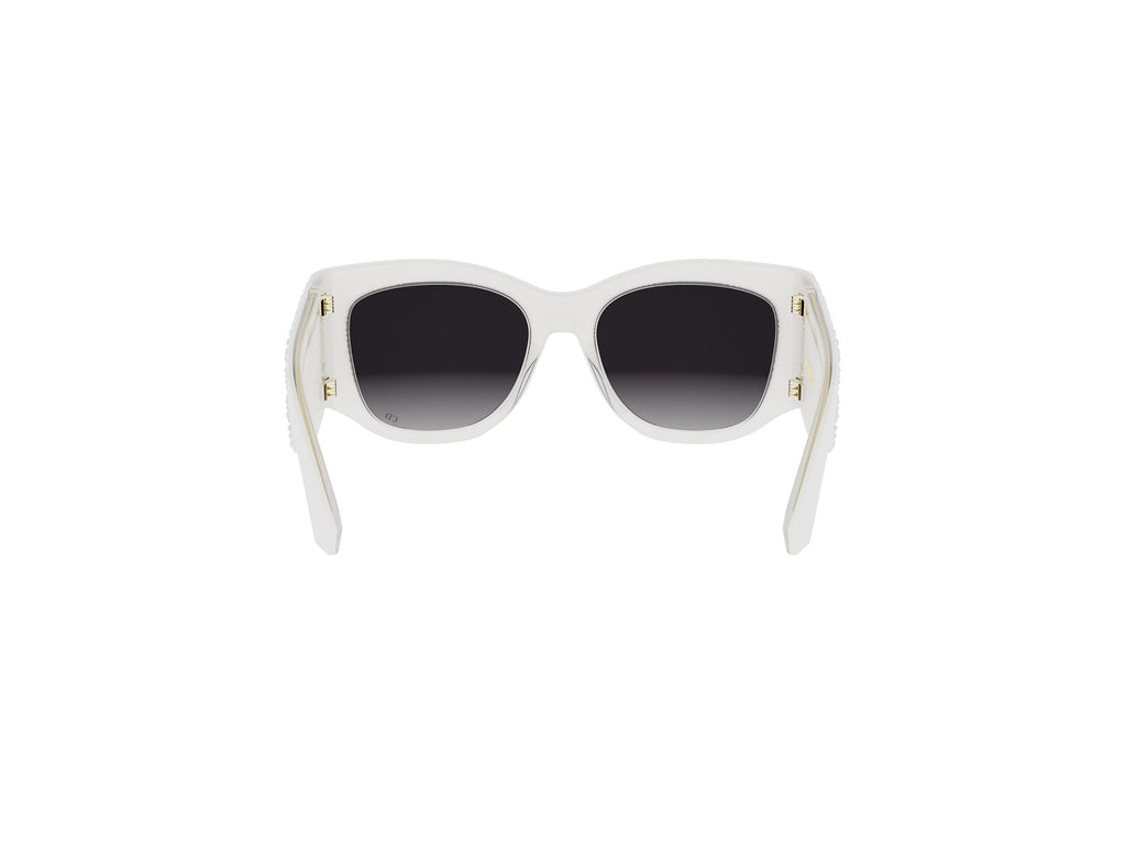 White Square Acetate Sunglasses