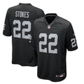 Las Vegas Raiders Eric Stokes Black Team Game Jersey