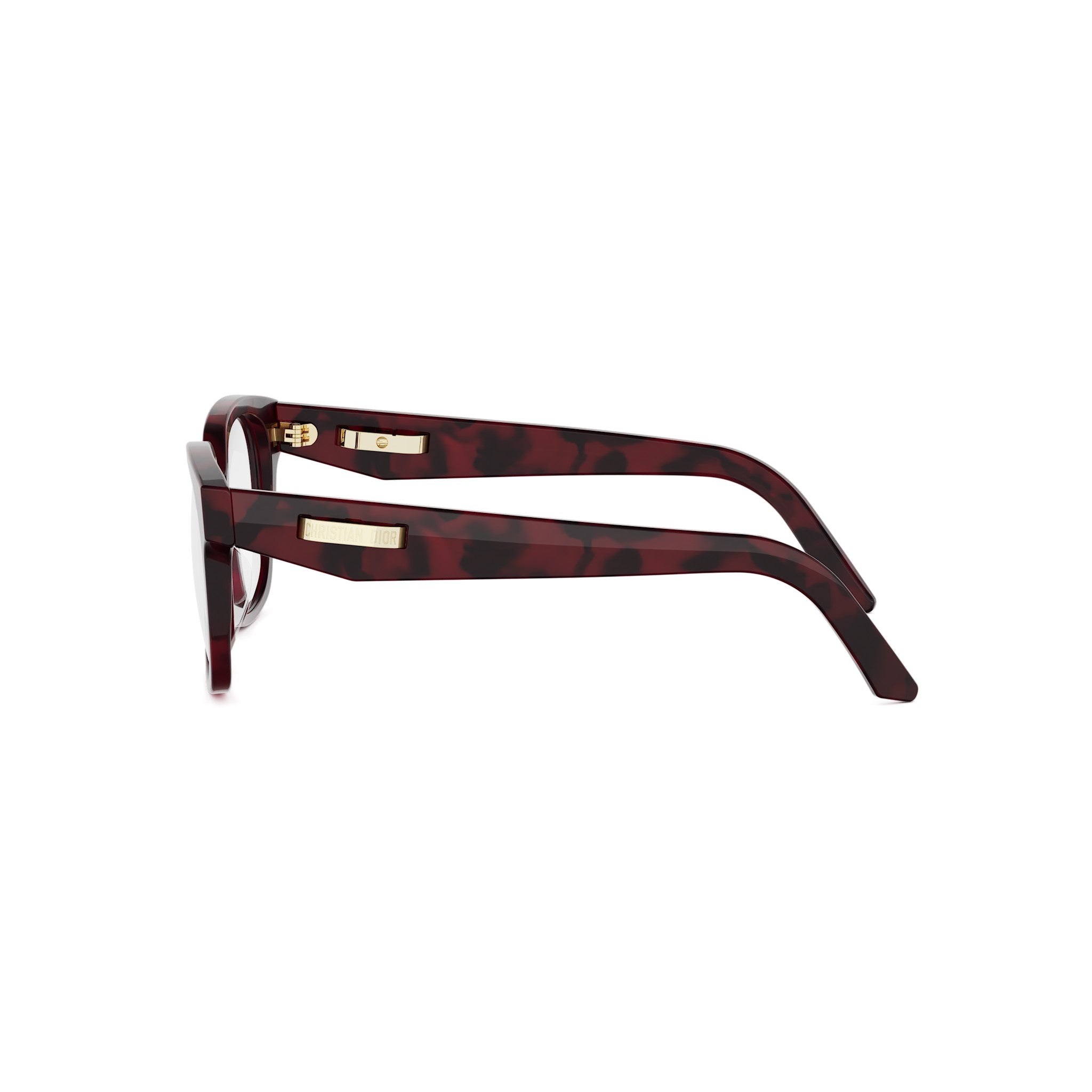 Shiny Red Square Acetate Eyeglasses