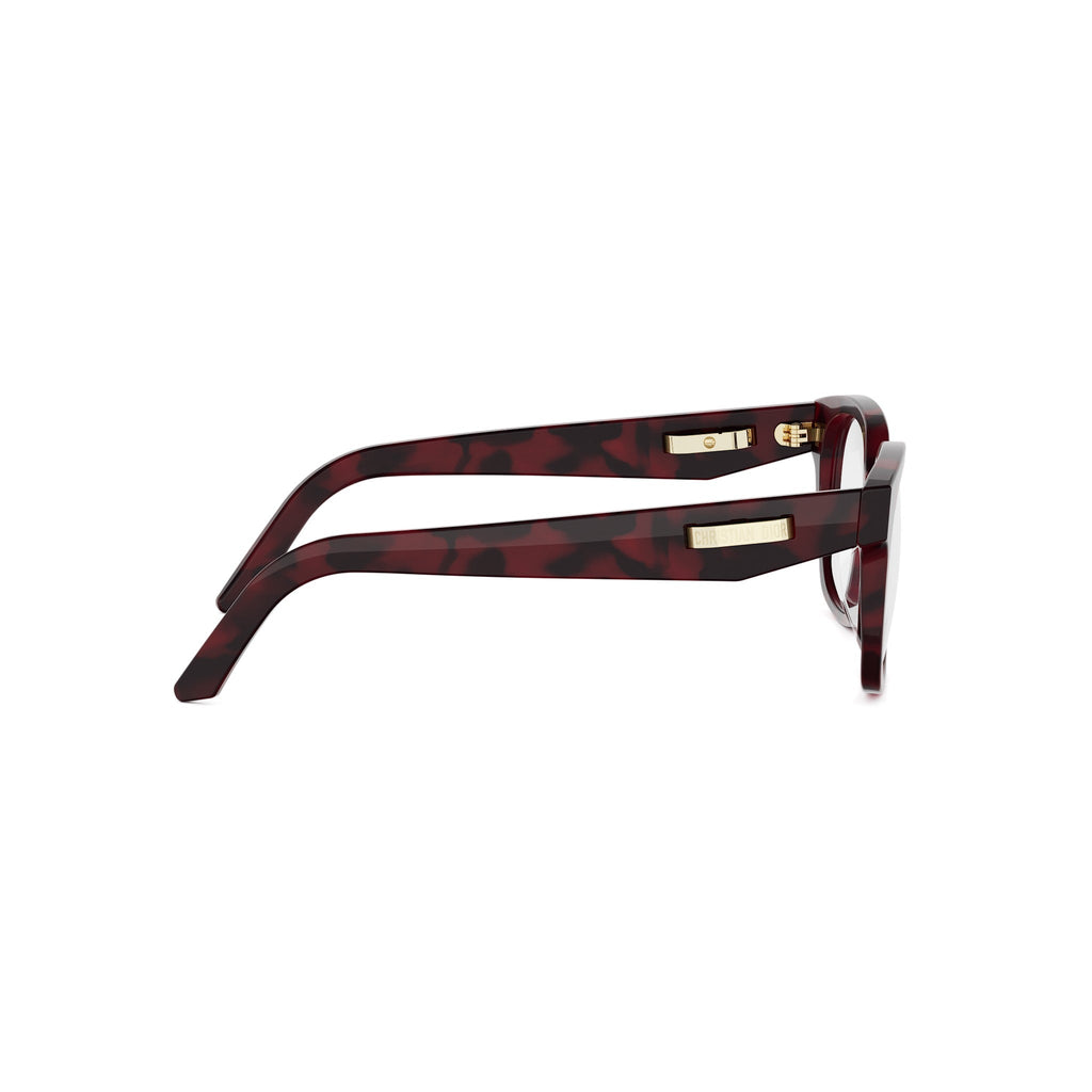 Shiny Red Square Acetate Eyeglasses