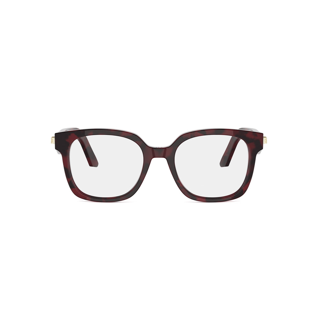 Shiny Red Square Acetate Eyeglasses