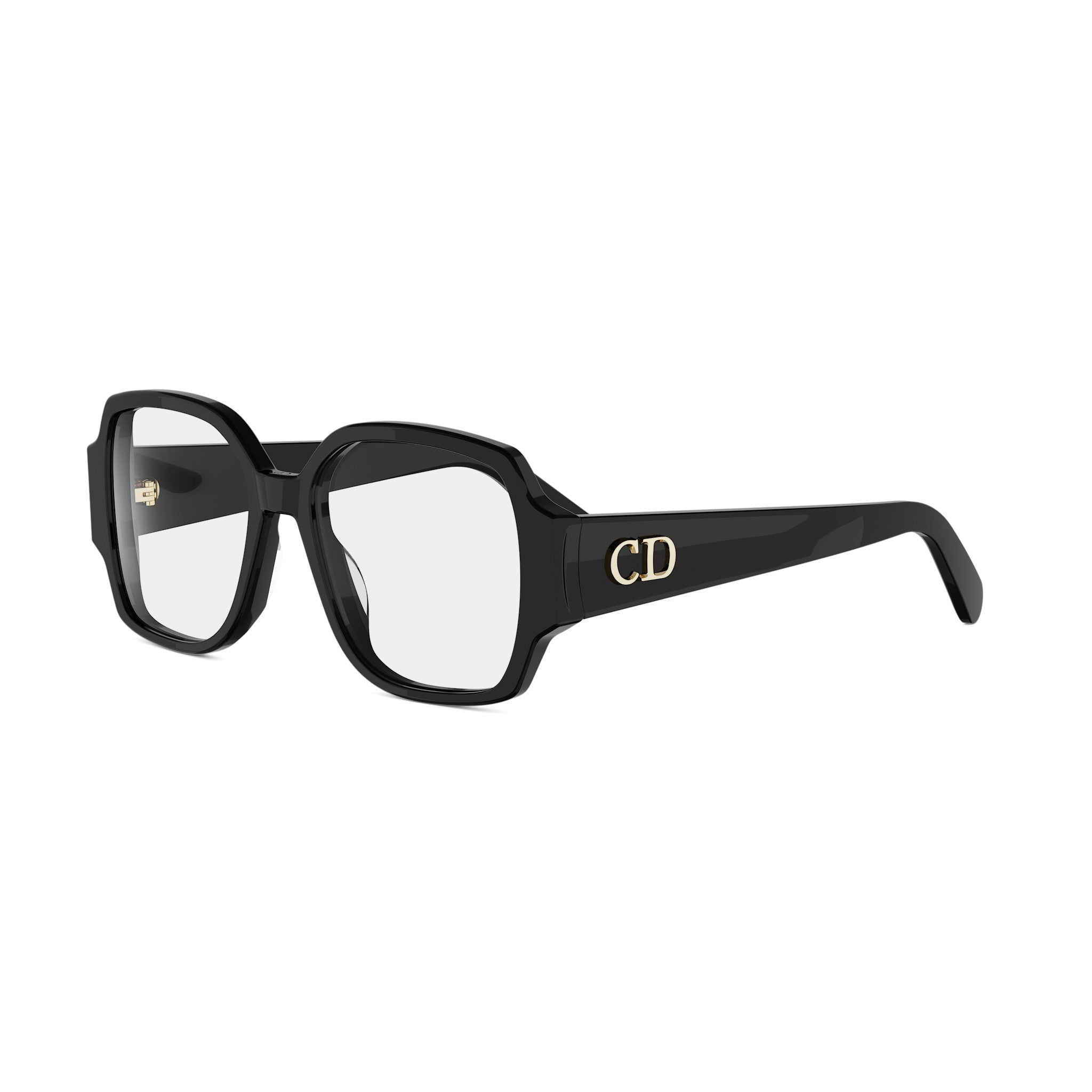 Shiny Rectangular Acetate Eyeglasses