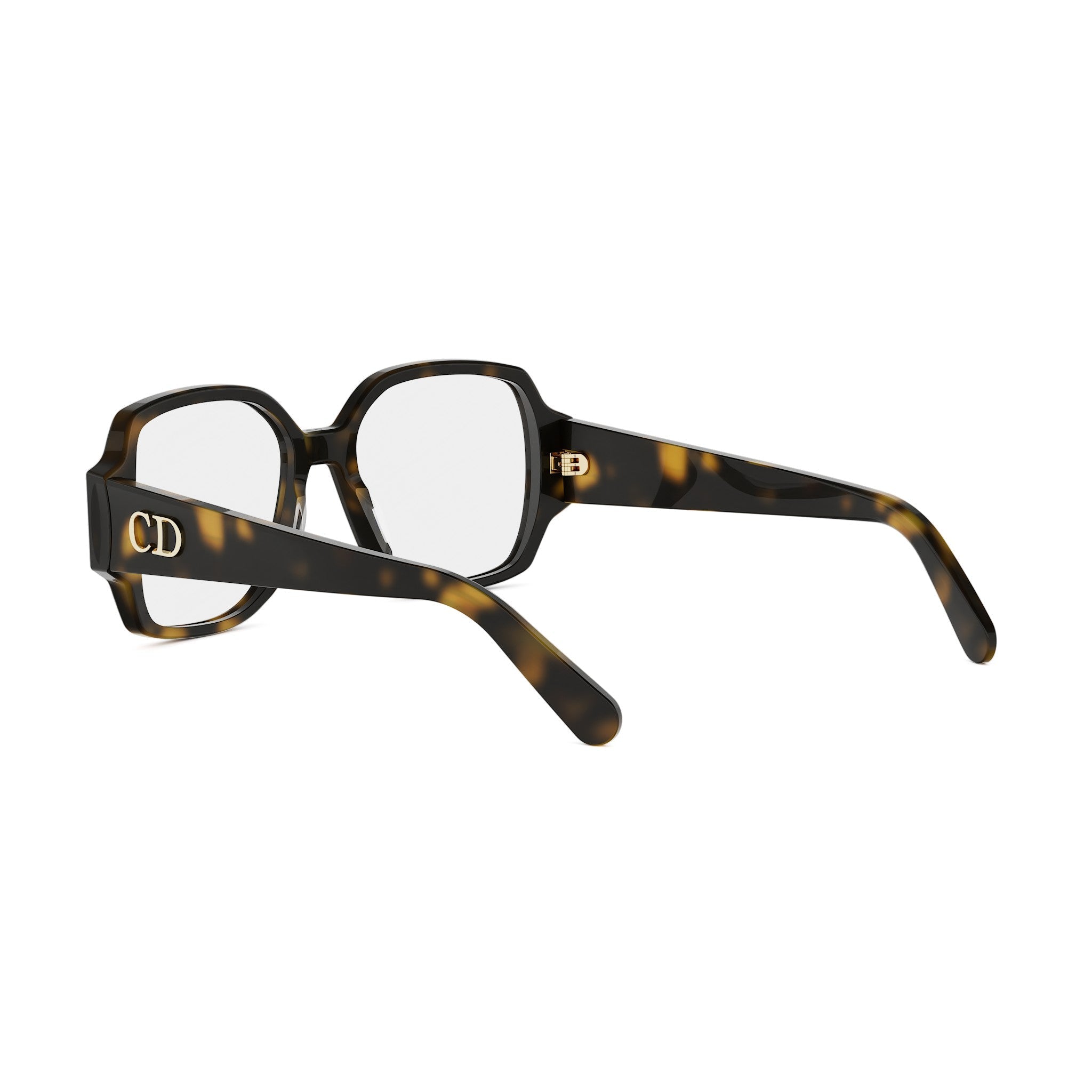 Shiny Rectangular Acetate Eyeglasses