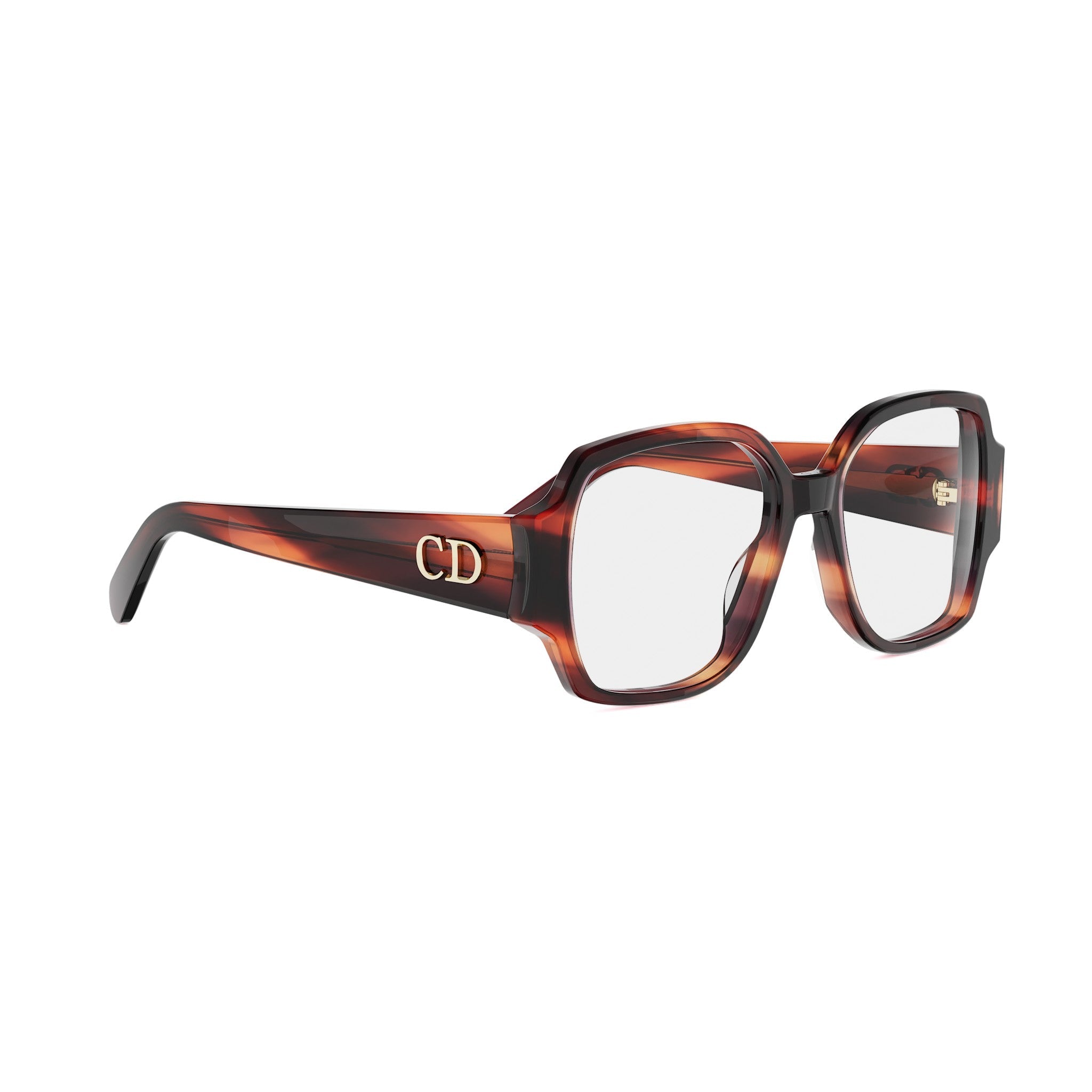 Shiny Rectangular Acetate Eyeglasses