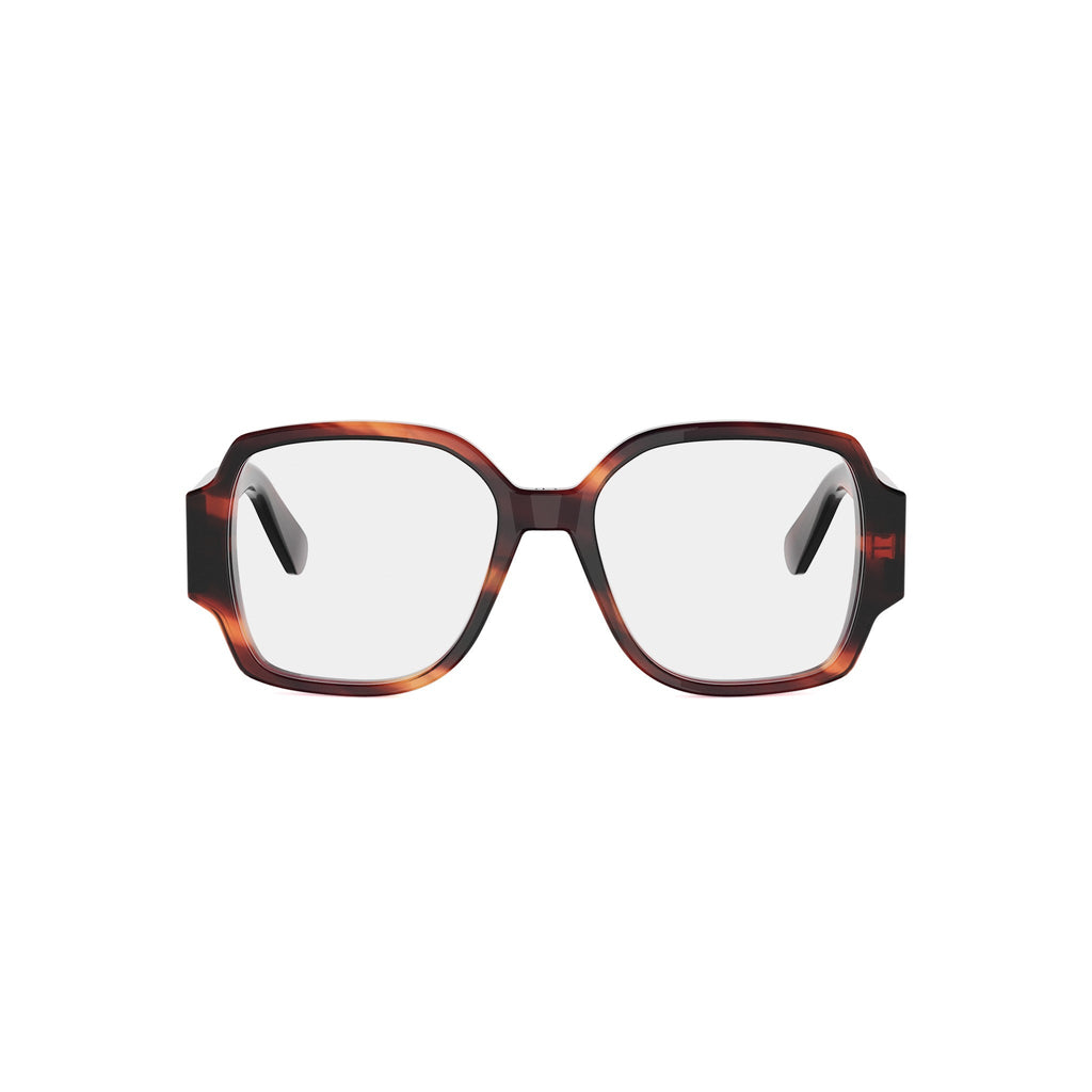 Shiny Rectangular Acetate Eyeglasses