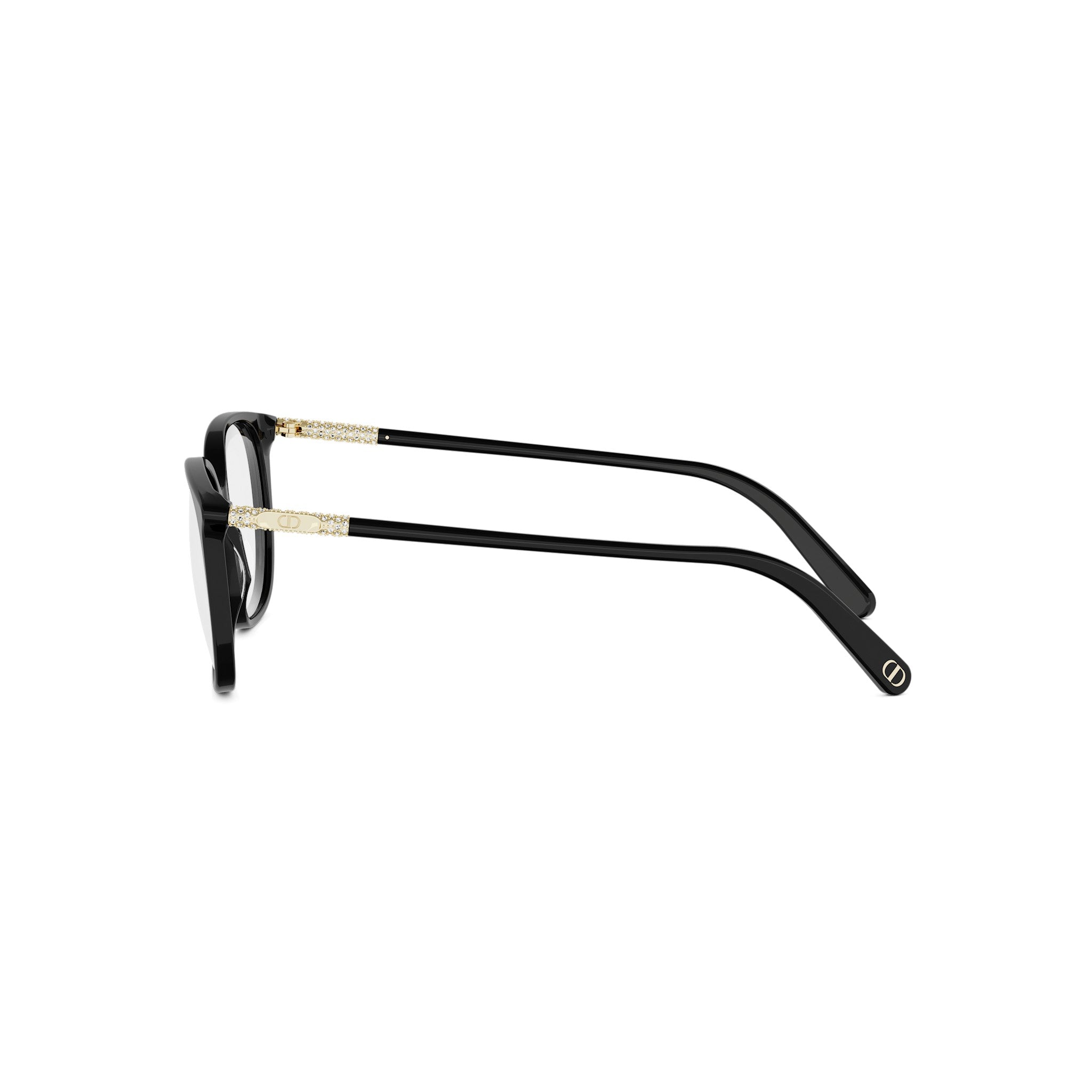 Black Square Acetate Eyeglasses