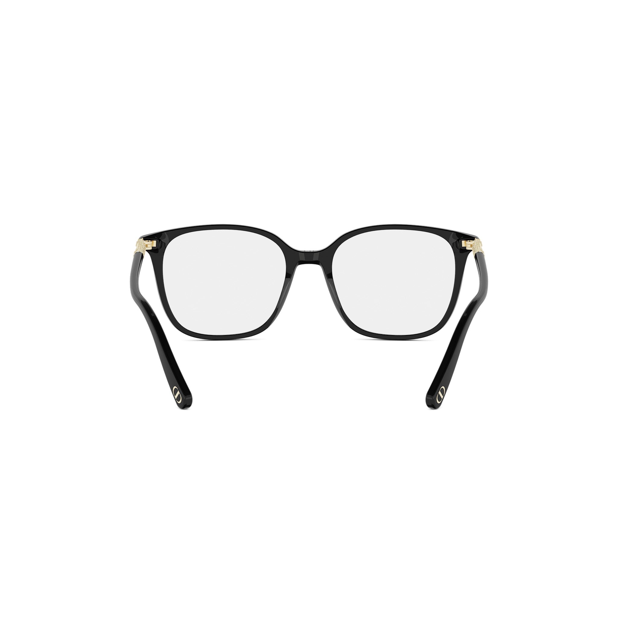 Black Square Acetate Eyeglasses