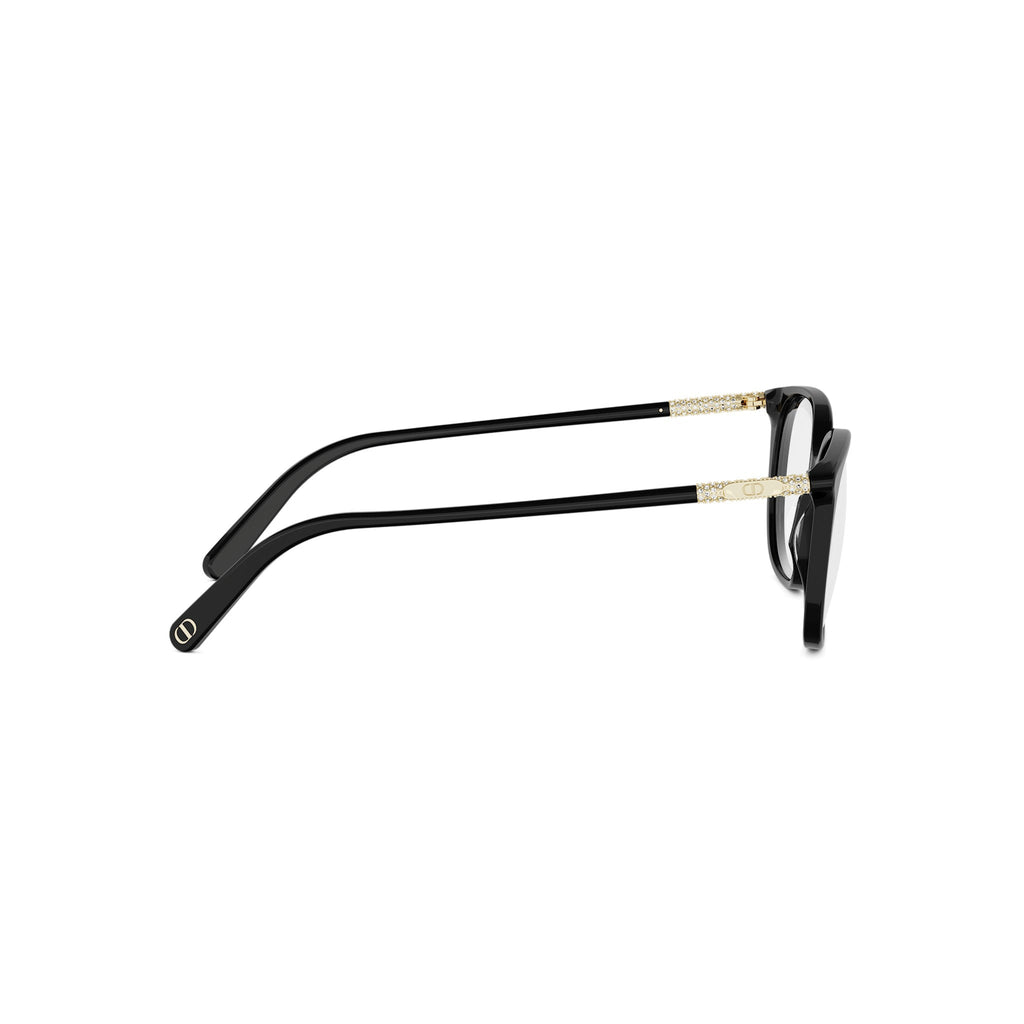 Black Square Acetate Eyeglasses