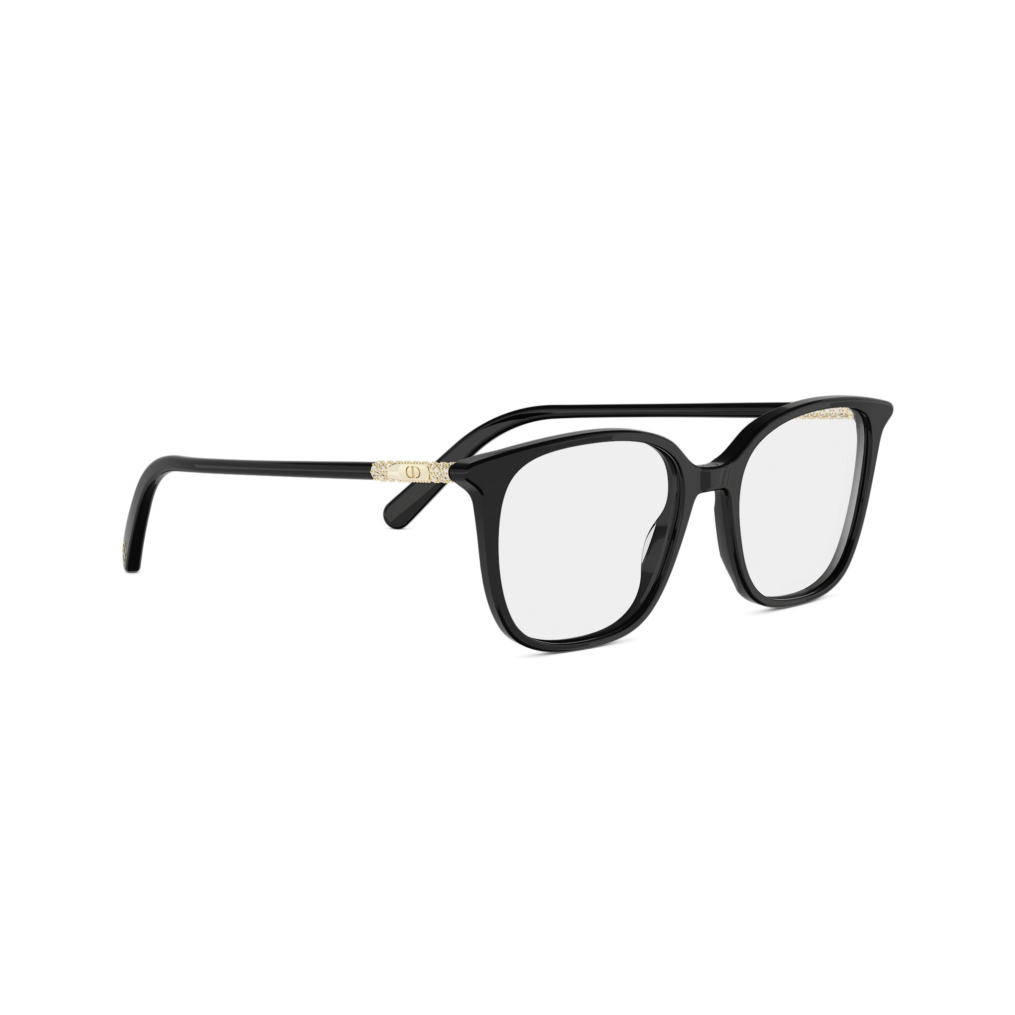 Black Square Acetate Eyeglasses