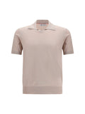 Brunello Cucinelli Men Cotton Polo Shirt