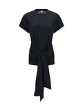 Toteme Women Draped-Waist Jersey T-Shirt
