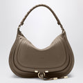Chloe Taupe Marcie Shoulder Bag In Leather Women