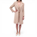 CHANEL 2000 TAN AND CREAM METALLIC SEQUIN THREE-PIECE SUIT - SIZE 36