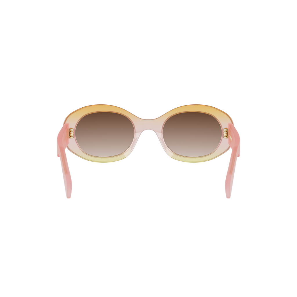 Oval Acetate Sunglasses