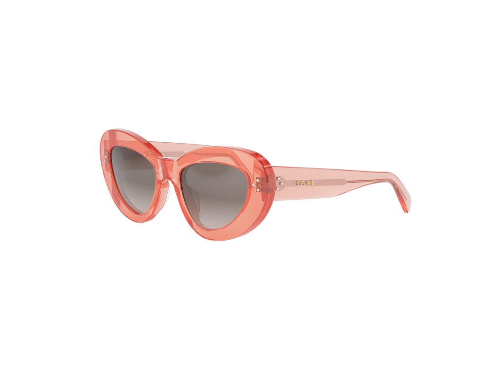 Orange Cat Eye Acetate Sunglasses