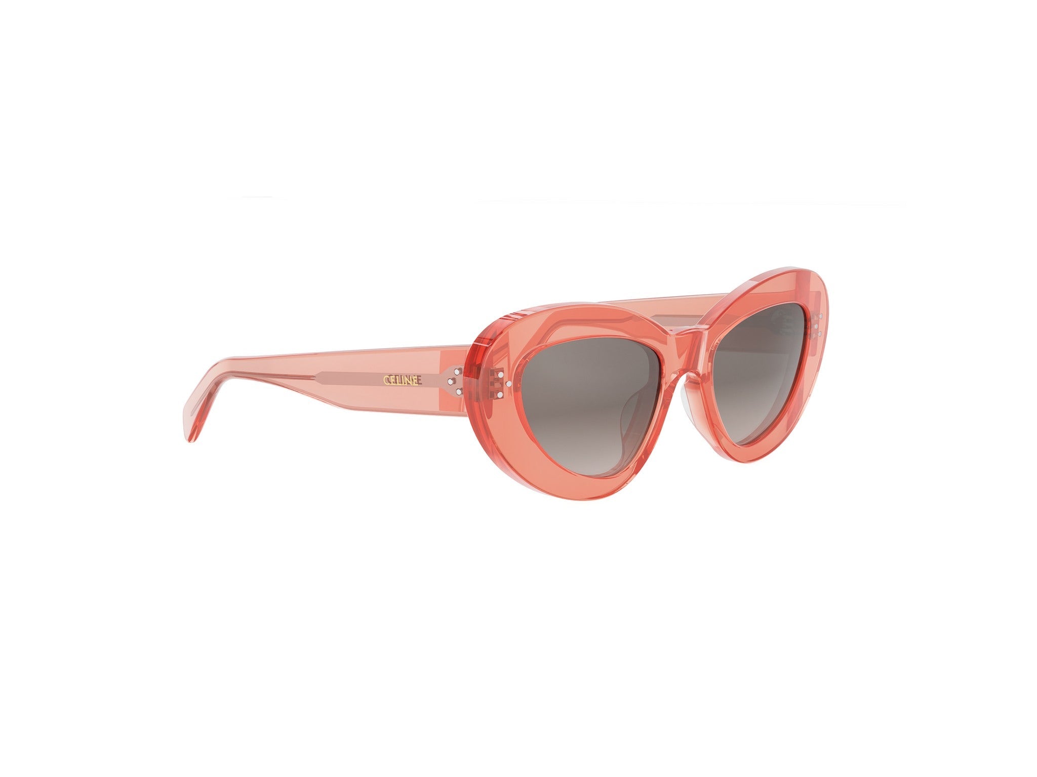 Orange Cat Eye Acetate Sunglasses