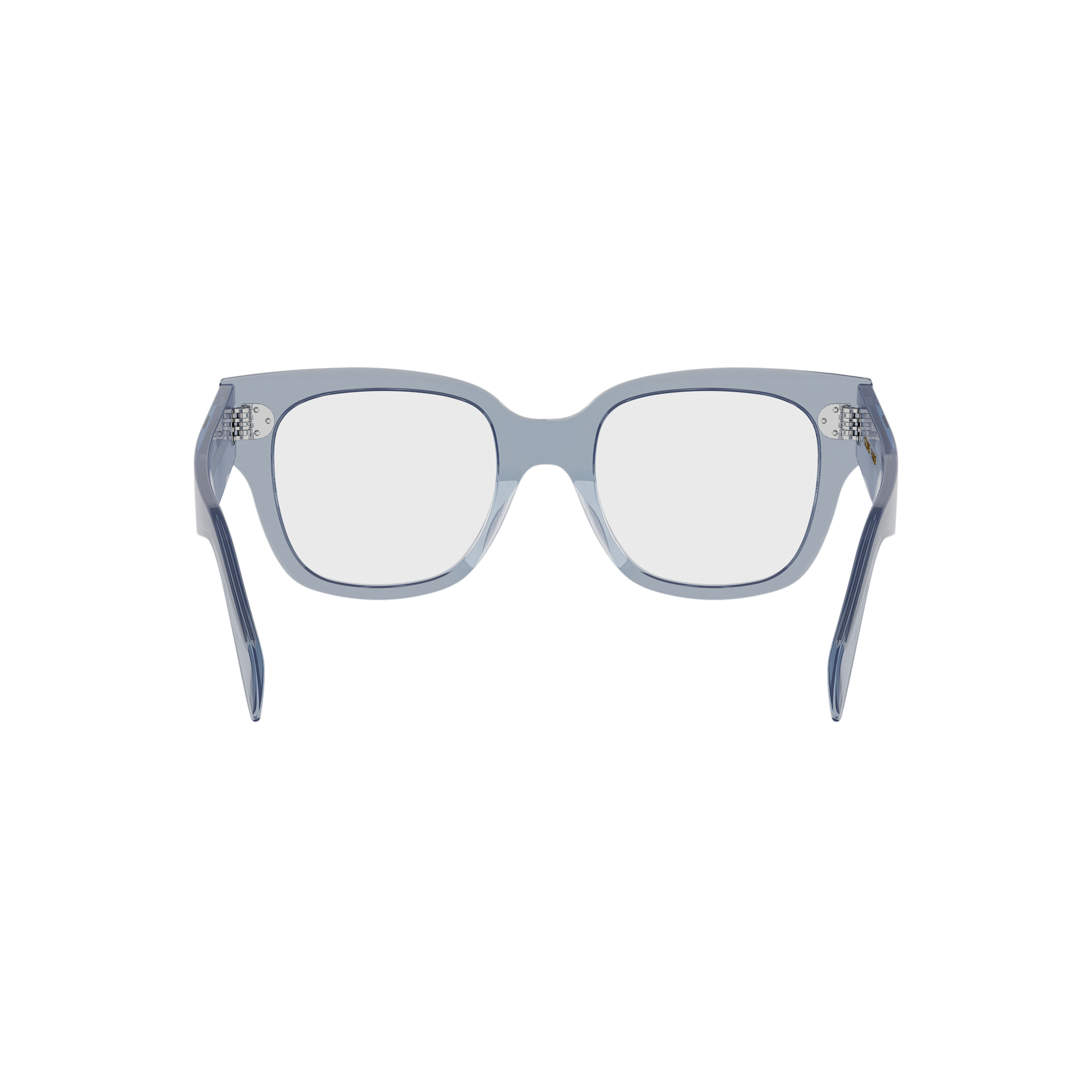 Blue Geometric Acetate Eyeglasses