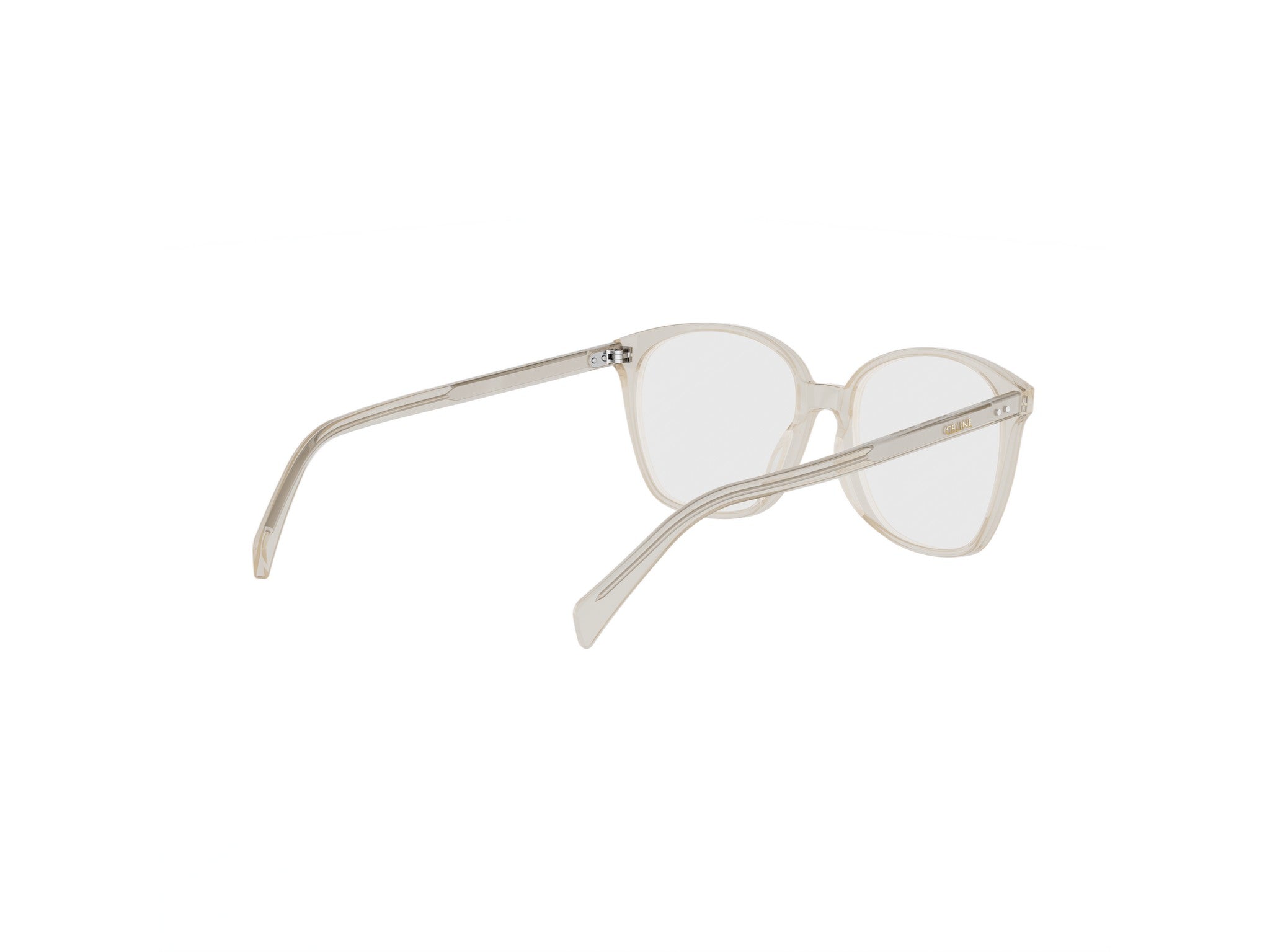 Brown Geometric Acetate Eyeglasses