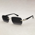Cartier Custom Signature C  de Cartier Black Sunglasses by MEG