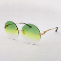 Cartier Custom Panthère Round Sunglasses by MEG