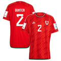 Chris Gunter Wales 2 Fifa World Cup Jersey