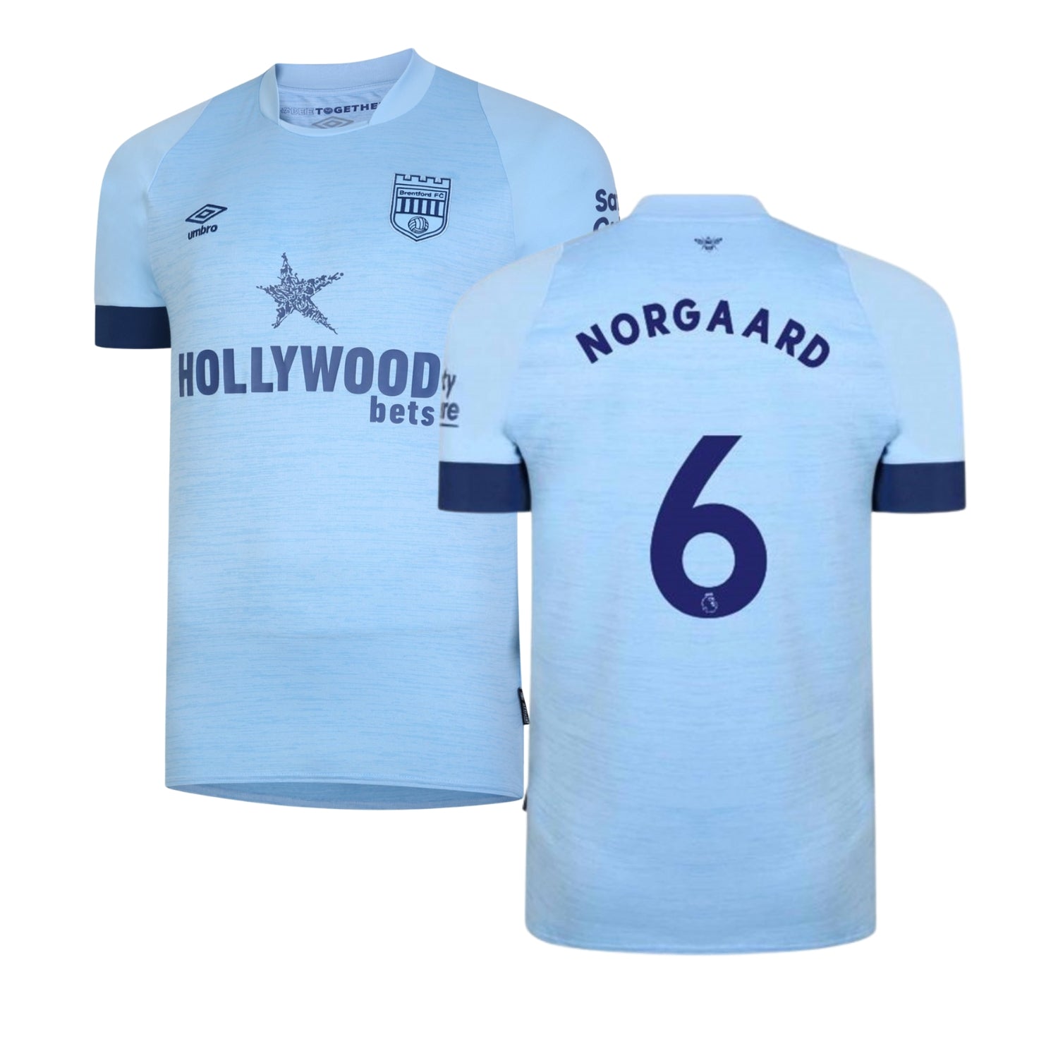 Christian Norgaard Brentford 6 Jersey