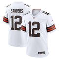 Cleveland Browns Game Road Jersey  2025 Draft - White - Shedeur Sanders