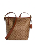 Coach Val Duffle In Signature Canvas