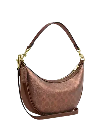 Coach Aria Shoulder Bag In Signature Canvas