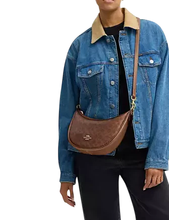 Coach Aria Shoulder Bag In Signature Canvas