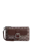 Coach Ashton Wristlet In Signature Jacquard
