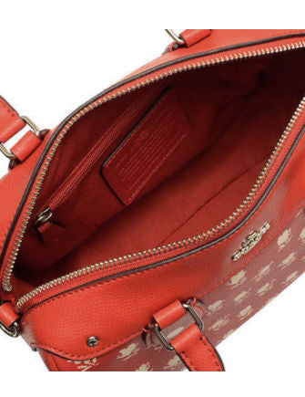 Coach Mini Bennett Satchel In Badlands Floral Print