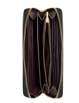 Coach Boxed Long Zip Around Wallet In Signature Leather