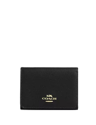 Coach Card Holder Wallet In Signature Canvas