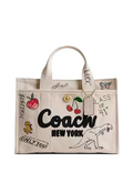 Coach Cargo Tote Bag With Sketch Print