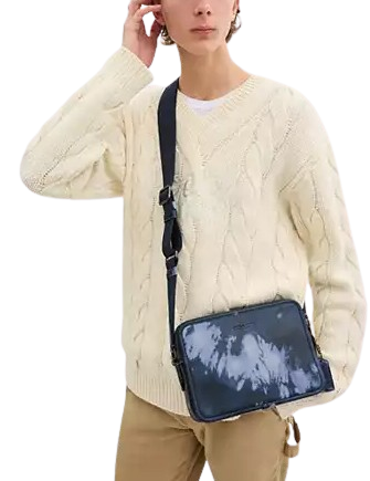 Coach Charter Crossbody Bag 24 With Tie Dye Print